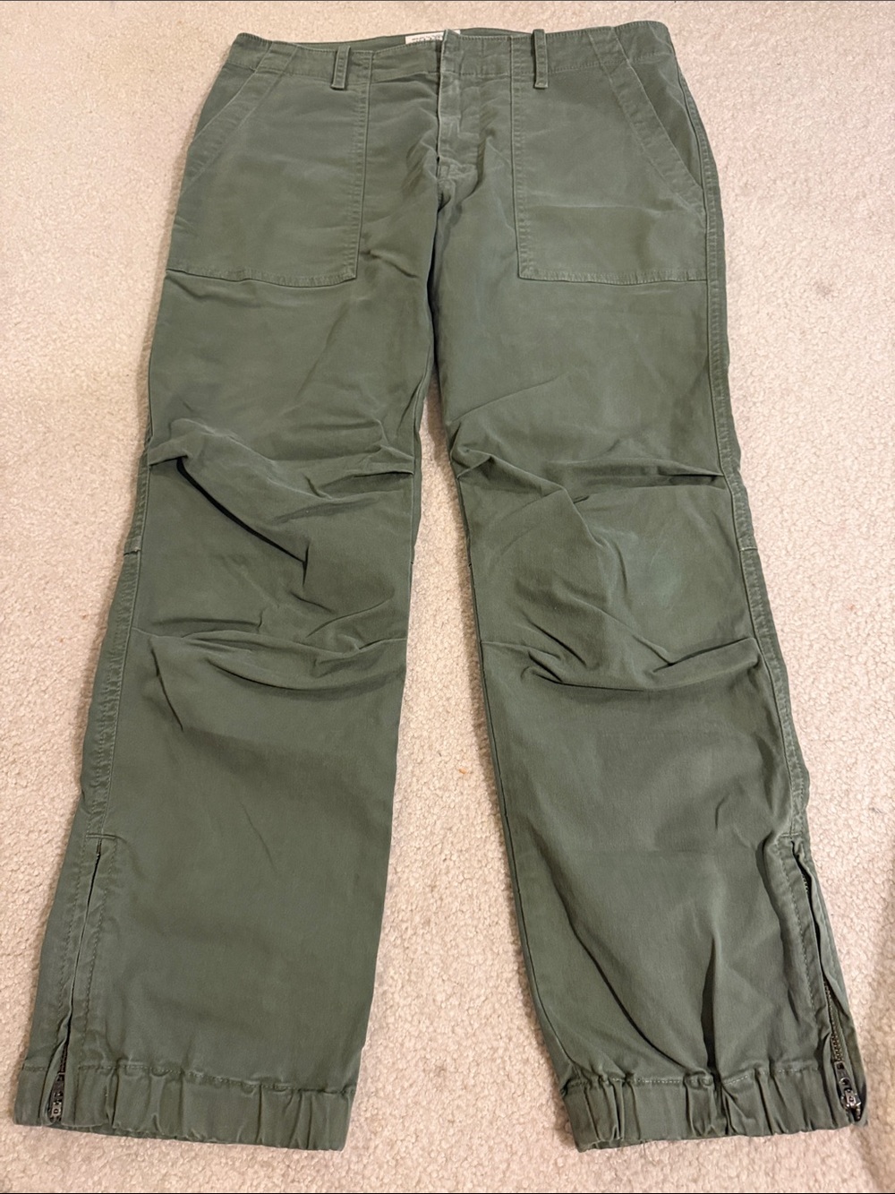 Nili Lotan Utility Cropped Military Pant Size 4